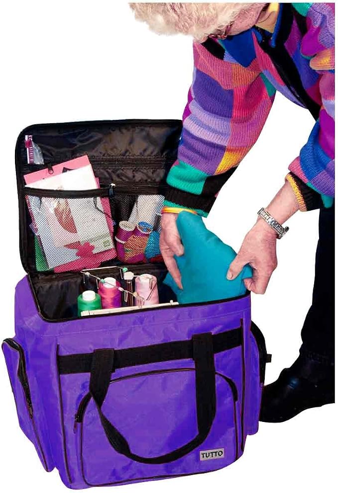 Tutto Fabric/Accessory Bag (Purple) - Image 2