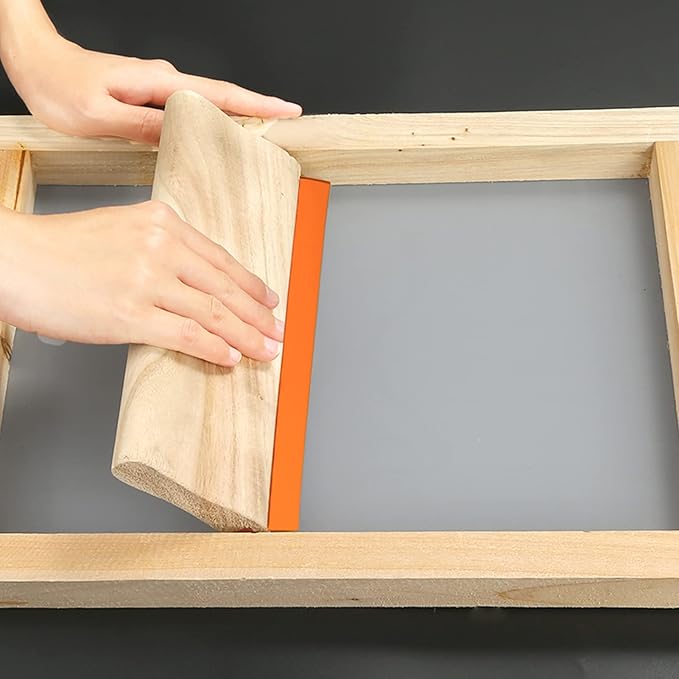 Caydo 6 Pieces 3 Size Wood Silk Screen Printing Frame with Mesh | Silk Screen 10 x 14 Inch, 8 x 12 Inch, 6 x 10 Inch - Image 5