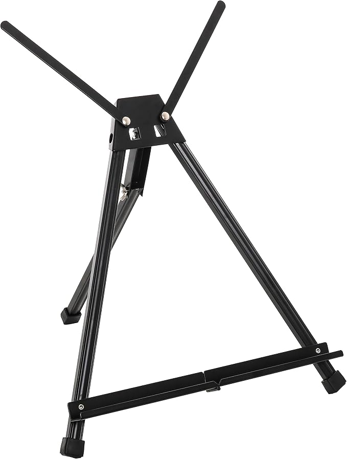 U.S. Art Supply Tabletop Easel for Painting - 15" to 21" Adjustable Metal Painting Easel - Portable Art Easels (Pack of 10) for Display Table Stand - Canvas, Whiteboards, Posters, Signs, Drawings by USArtSupply