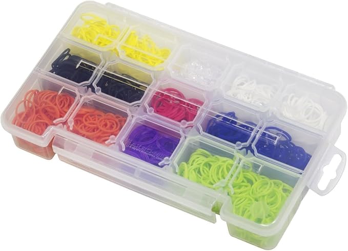 Akro-Mils 05705 Plastic Portable Parts Storage Case for Hardware and Crafts with Hinged Lid and 4 Adjustable Dividers, (8-3/8-Inch x 5-Inch x 1-5/8-Inch), Small, Clear, 12-Pack - Image 4
