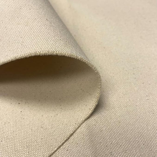Cotton Duck Canvas Fabric Heavy Duty Thick Natural Cloth Material By The Yard Bulk Wholesale - Natural #6 (21 oz), 5 Yards by FWD