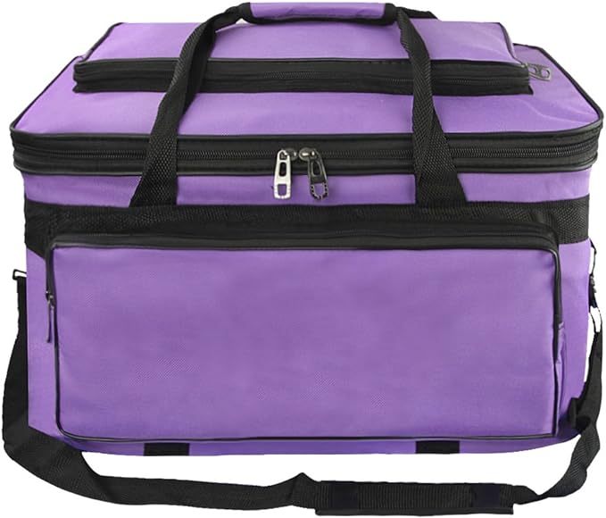 Starsouce Large Capacity Art Supply Organizer Tote Bag – Padded Craft Storage with Adjustable Shoulder Strap, Foldable Travel Caddy for Brushes, Markers, Sketchbook, Watercolor Palette & More by Starsouce