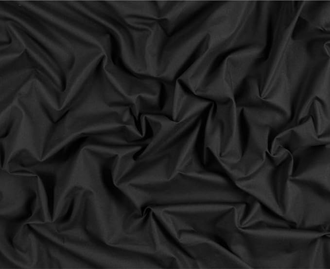 AK TRADING CO. Muslin Fabric/Textile - Draping Fabric - Black 10 Yards Medium Weight - 100% Cotton (60in. Wide) - Image 4