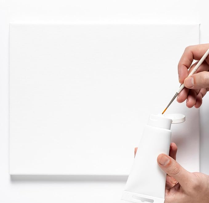 VILLCASE Stretched Oil Painting Canvas, Multi Pack 6x6, 8x8, 8x10,10x12 Inch, Pack of 12, Cotton Canvas Boards for Painting Supplies, Acrylic, Oil, Watercolor, Tempera - Image 8