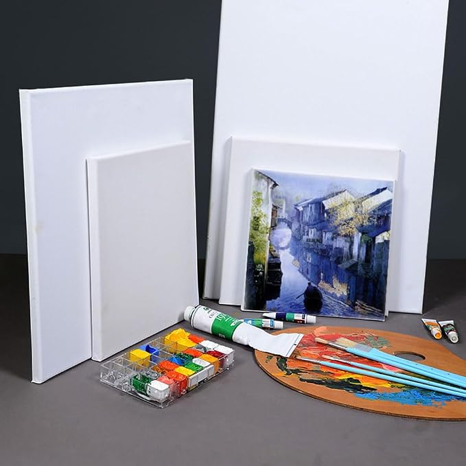 Poly-Cotton Matte Art Canvas Roll for Painting with Superior Stretching Resistance and Unmatched Flatness for Drawing, Oil, Acrylic, or Water-Based Painting - Perfect for Home Crafts (17" x 40ft) - Image 5