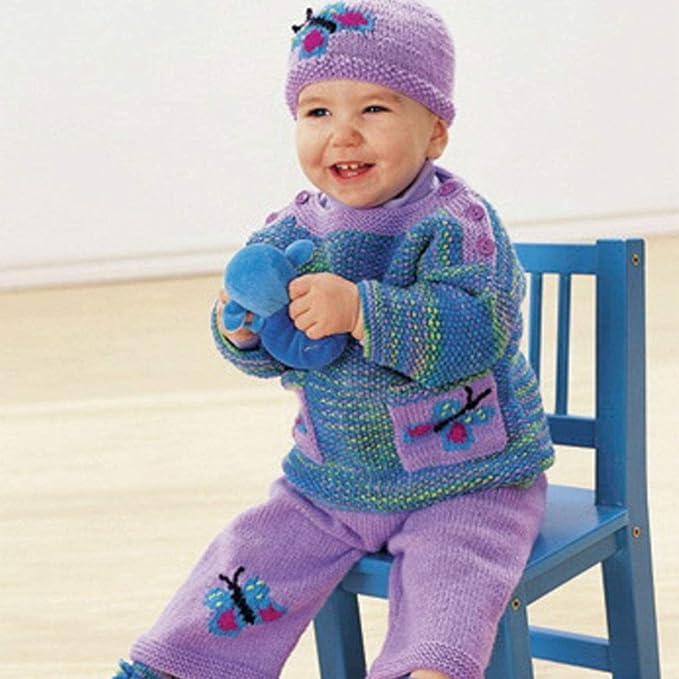 Patons Astra Hot Lilac Yarn - 10 Pack of 1.75oz/50g - Acrylic - 3 DK - 161 Yards - Knitting/Crochet - Image 4