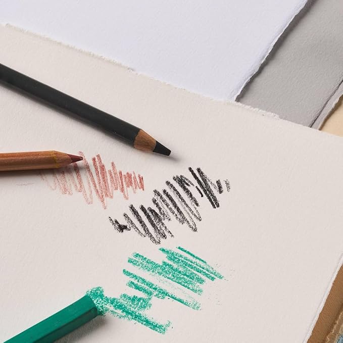 Magnani 1404 Pescia Drawing and Printmaking Paper Pad for Artists, 9x12, 15 Sheets, White, 140 lb (300gsm), Acid-Free 100% Cotton Paper for Etching, Engraving & Silkscreen, Archival Quality - Image 6