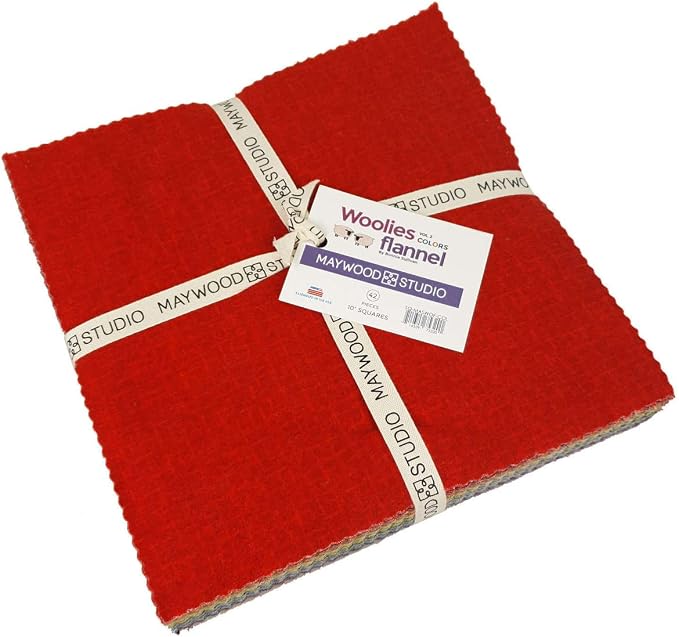 Bonnie Sullivan Woolies Flannel Colors Vol. 2 10" Squares 42 Pieces Layer Cake Maywood Studio - Image 7