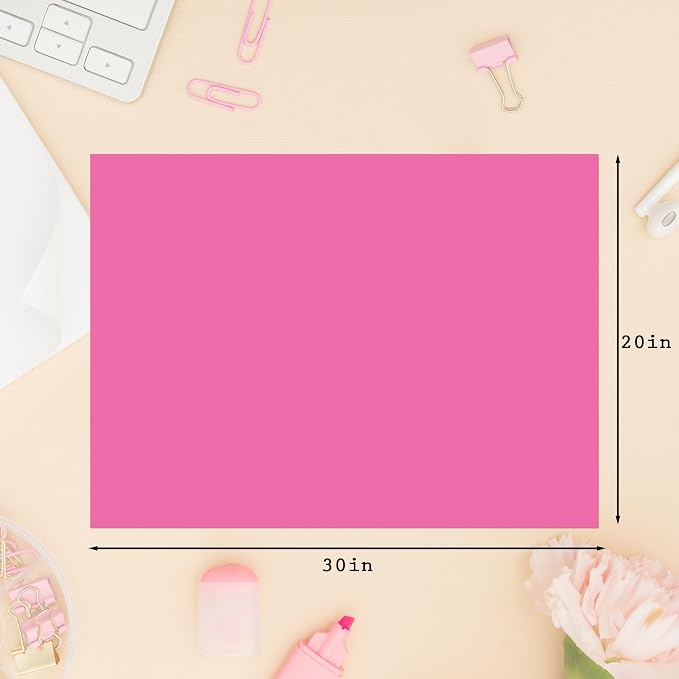 Pink Tissue Paper for Gift Bags - 1000 Sheets 20 X 30 Inch Wrapping Tissue Paper Bulk Red Packaging Paper for Gift Wrap Art Crafts DIY Filler Flower Valentines Christmas Birthday Wedding - Image 3