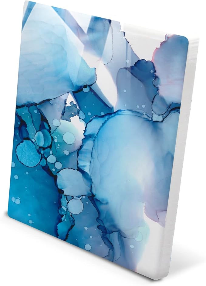 48 Pack Sublimation Blanks Coasters Bulk, 4 Inch Glossy White Glazed Ceramic Tiles Bulk with Cork Backing Pads, Heat Transfer Cup Mat for DIY Crafts Home Kitchen Decor (Square 48PCS) | Glazed Ceramic Tiles Bulk, Cork Backing Pads, Heat Transfer Cup Mat... - Image 5