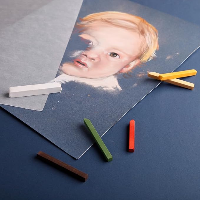 Clairefontaine - Ref 96110C - Pastelmat Pastel Card Pad No.4 (12 Sheets) - 360gsm Card - 18 x 24cm - Assorted Colours - Specially Formulated for Use with Pastels - Image 7