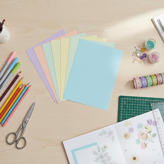 Vellum Bristol Cover 67 Pound, Smooth Finish, 250 Sheets Pack. – Premium Heavyweight Cardstock for Crafting, Printing, and Professional Projects, Acid-Free. (1, Goldenrod, 8.5"x11") - Image 8