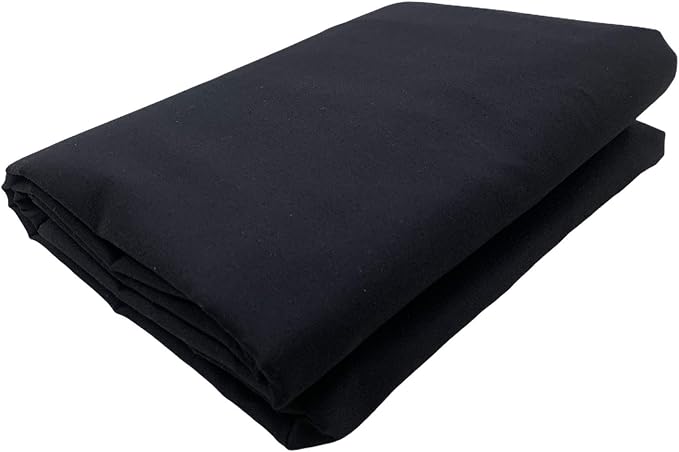 AK TRADING CO. Muslin Fabric/Textile - Draping Fabric - Black 10 Yards Medium Weight - 100% Cotton (60in. Wide) by Fabrics%7CEventDecor%7CCrafts%7CUpholsteryFoam