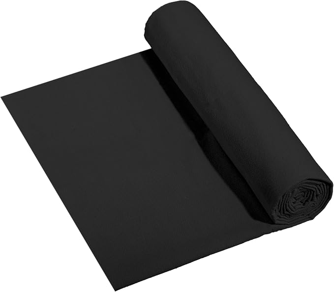 10oz Natural Cotton Blend Canvas Fabric, Duck Canvas Fabric, 60'' Wide for Arts & Crafts, Painting, Handmade Home Decor (Black, 1 Yard) by K-Musculo