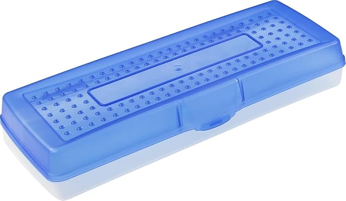 Storex Stretch Pencil Box, 5.6 x 13.4 x 2.52 Inches, Assorted Colors, Color Assortment Will Vary, Case of 12 (61620U12C) - Image 5