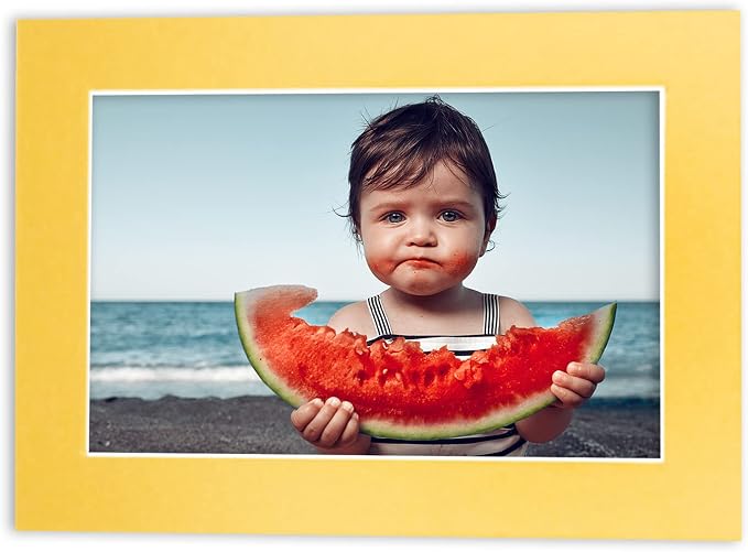 12x18 Mat for 16x20 Frame - Precut Mat Board Acid-Free Metallic Gold 12x18 Photo Matte For a 16x20 Picture Frame, Premium Matboard for Family Photos, Show Kits, Art, Picture Framing, Pack of 10 Mats - Image 7