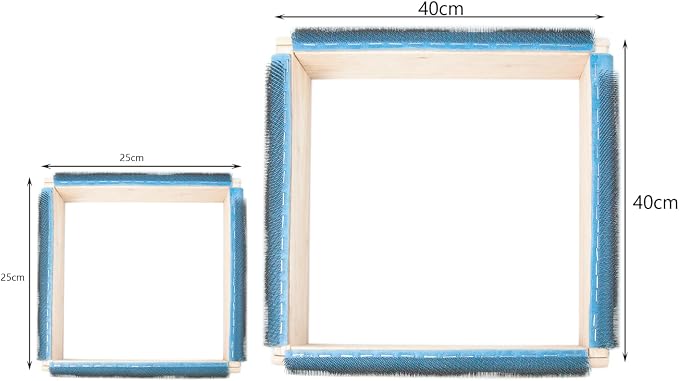 Lampstop Punch Needle Gripper Strip Rug Hooking Frame (10" x 10") - Image 2