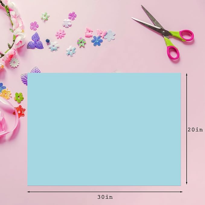 500 Sheets Light Blue Tissue Paper Bulk - Large 20 x 30 Inches Recyclable Wrapping Tissue Paper Bulk for Gift Bags Weddings Birthday Christmas Gift Wrapping DIY Project Crafts Decor - Image 3
