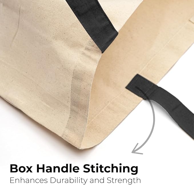 Salt Earth 5|6|12|24|48|100|200 Pack ToteBags Bulk Reusable Totes Grocery Shopping Cloth Bags DIY Promotion Gift Beach Travel - Image 4