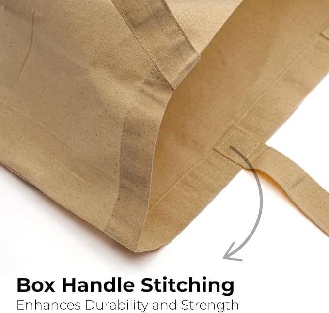 Salt Earth 5|6|12|24|48|100|200 Pack ToteBags Bulk Reusable Totes Grocery Shopping Cloth Bags DIY Promotion Gift Beach Travel - Image 4