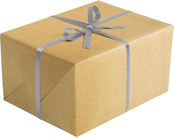Jillson Roberts Bulk Gift Wrapping Paper, Two-Sided Kraft Gold & Silver, Full Ream 833' x 30" - Image 3