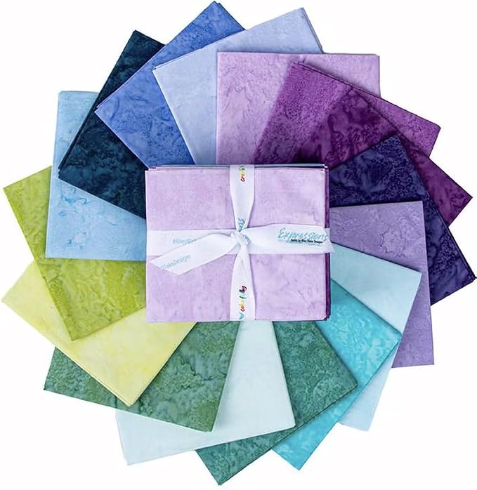 Expressions Batiks Bundles Misty Meadows 16 Fat Quarters Riley Blake Designs FQ-21005-16 - Image 3