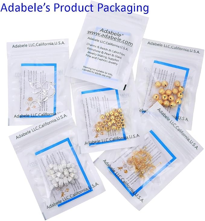 200pcs Adabele Tarnish Resistant Gold Round Huggie Earring Hooks 14mm | 18K Yellow Gold Plated Hinged Hoop Ear Wire, Open Loops to Attach Charms Gemstones Dangles Craft Earrings Jewelry Making - Image 7