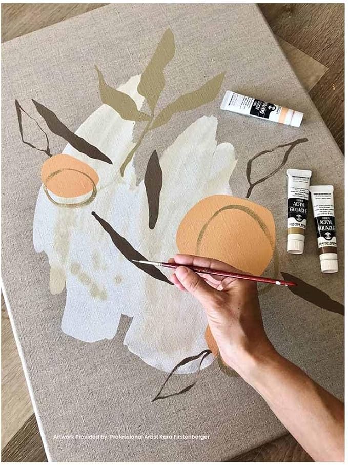 Senso Clear Primed Linen Canvas Pads - 16x20, 2 Pack (20 Total Sheets) - Clear Primed Heavyweight Linen Sheets Travel-Friendly Canvas Paper for Acrylic Oil Painting Mixed Media Sketching Drawing - Image 3