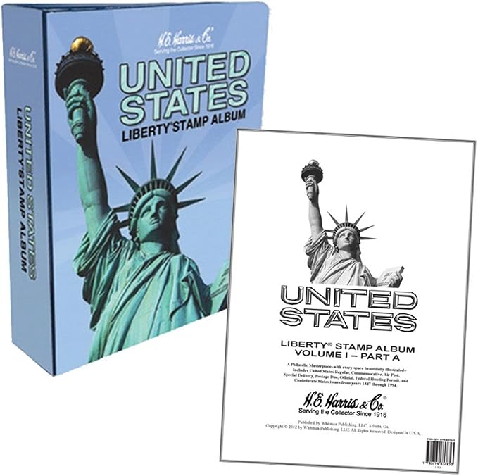 Harris USA Liberty Stamp Album with Pictures / Illustrations Part A 1847-1994 by Unknown