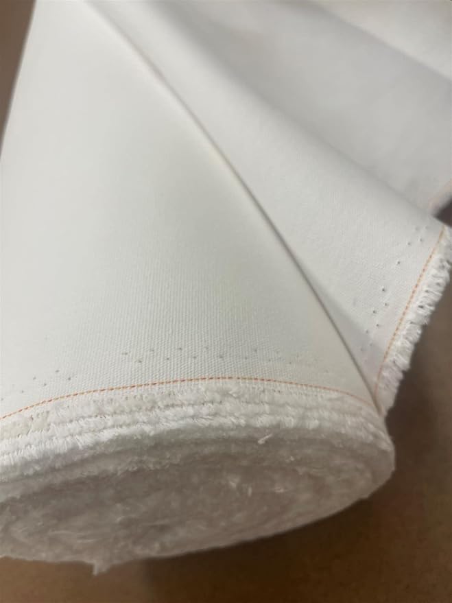 Sedona Designz 60" Wide Cotton Duck Canvas Fabric - Heavy Weight 10oz Durable 100% Cotton (White, 1 Yard) - Image 4