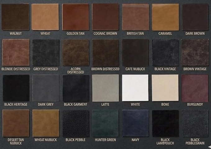 Black Vintage Distressed Soft Faux Leather Fabric Upholstery Sheet PU Peta Approved Vegan by the Yard Synthetic Pleather 0.9 mm Nappa 1 Yard 36 x 54 inch Soft Smooth (Black Vintage, 1 Yard (36"x54") - Image 2