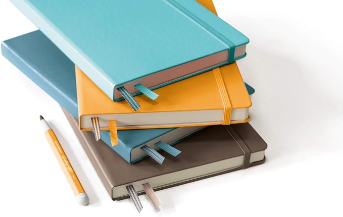 LEUCHTTURM1917 - Notebook Hardcover Medium A5-251 Numbered Pages for Writing and Journaling (Rising Sun, Ruled) - Image 4