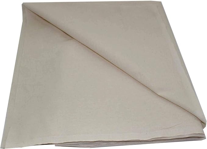 Mybecca 100% Cotton Muslin Fabric/Textile Unbleached, Draping Fabric Wide: 63 inch Natural 1-Yard (5.25 Feet x 3 Feet)(63" x 36") by Mybecca