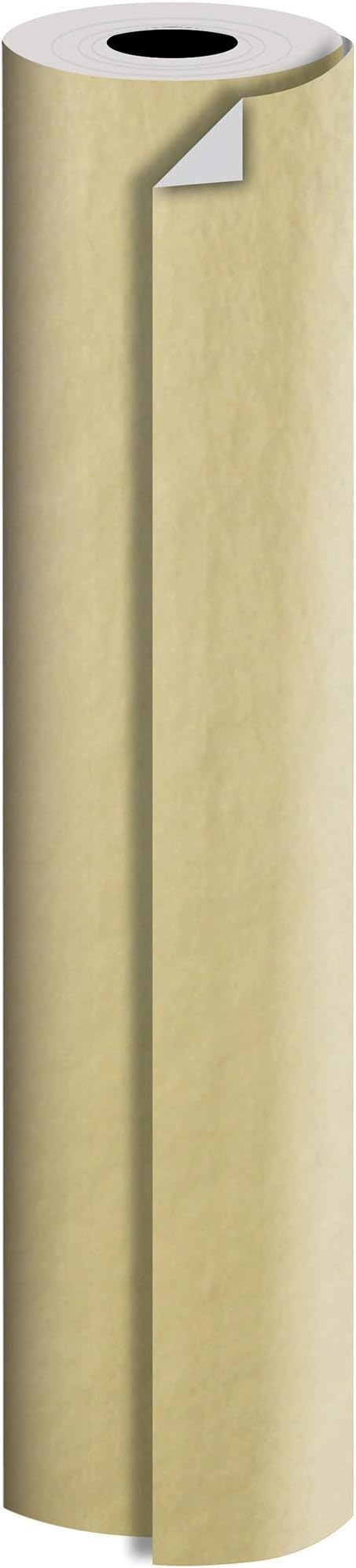 Jillson Roberts Bulk Gift Wrapping Paper, Two-Sided Kraft Gold & Silver, Full Ream 833' x 30" - Image 2