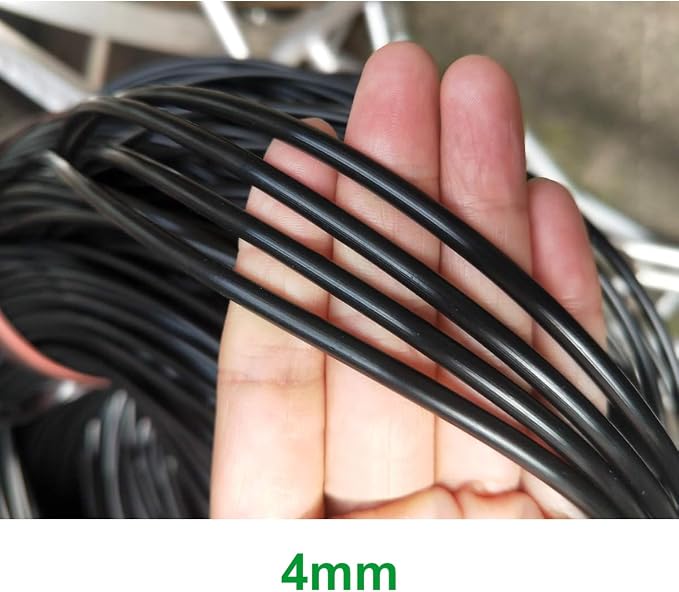 500g Synthetic Rattan Weaving Material, Plastic Wicker Repair Kit PE Rattan Roll for Furniture Repair Woven Handmade Baskets (Diameter 4mm) - Image 2