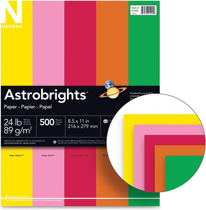 WAU21224 - Astro Astrobrights Colored Paper - Image 4
