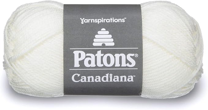 Patons Canadiana Winter White Yarn - 6 Pack of 3.5oz/100g - Acrylic - 4 Medium - 205 Yards - Knitting, Crocheting & Crafts - Image 2