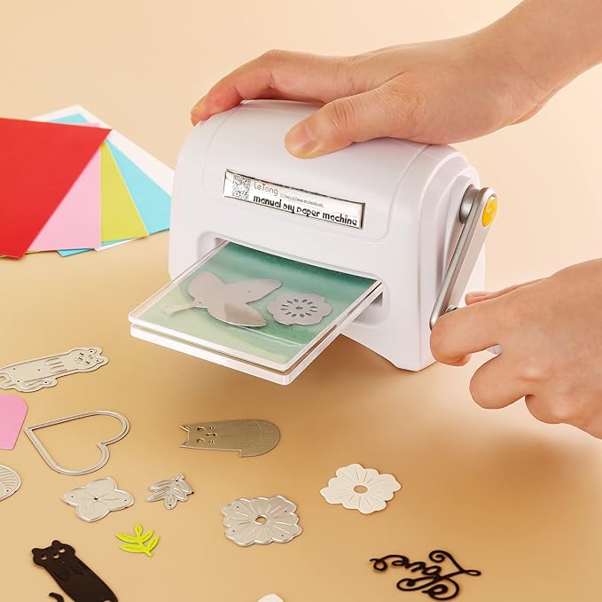 Mini Portable Die Cutting Machine for Crafting,DIY Die Cuting Embossing Machine Paper Card Craft Scrapbooking Dies Manual Machine Cutter Arts Projects Crafat Scrapbooking Supplies Scrapbooking Tool