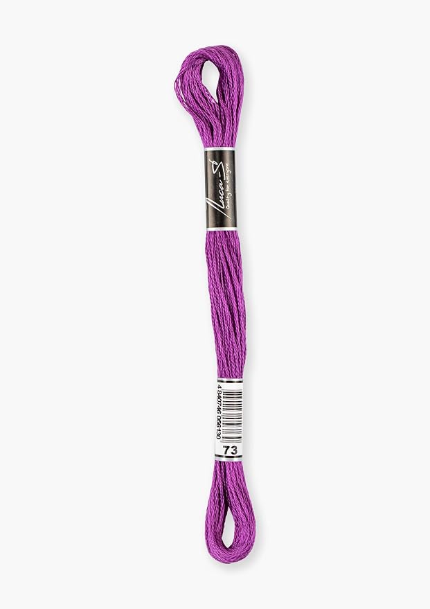 12 Pack of Premium Embroidery Thread Luca-S, 100% Giza Cotton, Oeko TEX Certified Stranded Cotton - 73 - Image 2