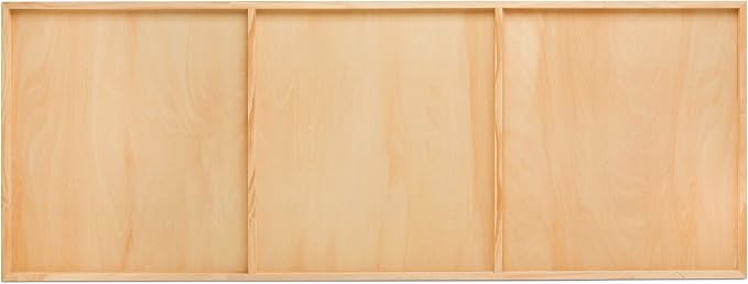 Birch Painting Panel 18 x 48 x 3/4-inch, Pack of 2 Large Wood Canvas Boards for Painting, Blank Sign for Wall Art Sets, by Woodpeckers by Woodpeckers