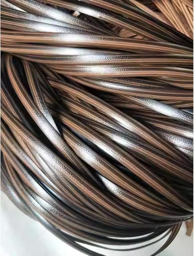 ECYC Ltd 196.8 Feet Rattan Repair Kit for Wicker Furniture, 8.5mm Wide Flat Synthetic Rattan Weaving Material Plastic Imitation Rattan Wicker PE Rattan Strips for Repair Fixing Furniture, DIY Crafts - Image 3