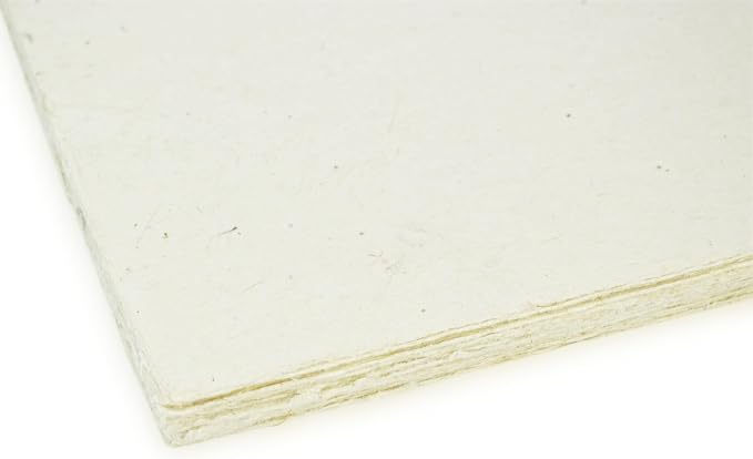 Kathmandu Valley Co. Deluxe Lokta Card Stock 8.5x11 Deckle Edge, 25 Sheets | Washi Japanese method handmade paper, artisan cardstock, junk journal, printable invitations, decorative craft, made in Nepal - Image 3