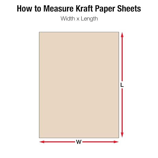 Aviditi Kraft Paper Sheet, 50#, 18" x 18", Kraft, 100% Recycled Paper, 1300 Sheets Per Case, Ideal for Packing, Wrapping, Craft, Postal, Shipping, Dunnage and Parcel - Image 2