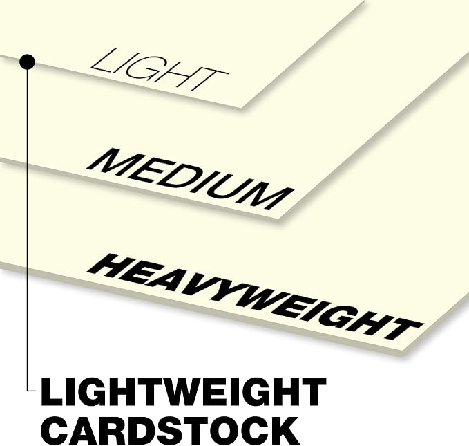 Springhill 8.5” x 11” Cream Colored Cardstock Paper, 250 Sheets (1 Ream) – Premium Lightweight Cardstock, Vellum Printer Paper with Textured Finish – 097000R, Letter (8.5x11) - Image 3