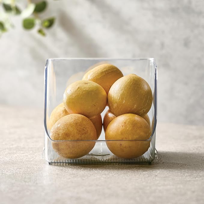 iDesign Stackable Open-Front Storage Bin, Clear | Kitchen and Pantry Organization - Image 8