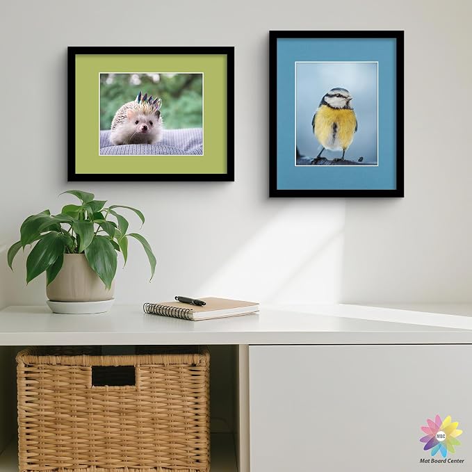 Mat Board Center 25 Pack 11x14 Picture Mat for 8x10 Photo Mixed Color | Fits 8x10, White Core, Acid Free, 4-Ply Thick, Photo, Art, Poster or Print Display - Image 8