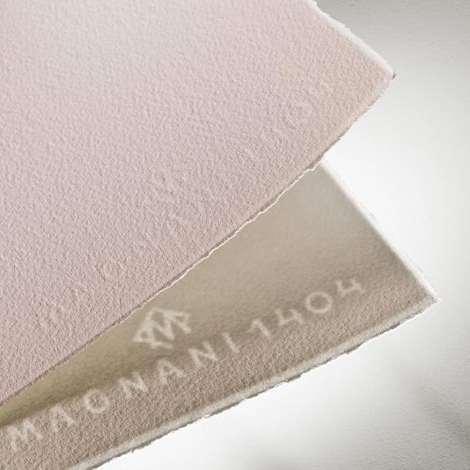 Magnani Watercolour Paper Pad, Fine Grain, 300 g/m, 100% Cotton, Round Screen Paper (18 x 26 cm) - Image 5