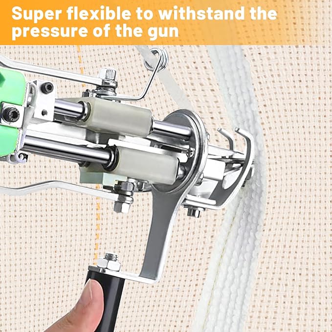 39.4×197in Durable Yet Forgiving Overlocking Tufting Cloth with Marked Line | Biubee Large Primary Monks Cloth Punch Needle Fabric for DIY Tufting Rug Tufting Gun, Beginners and Experts - Image 2