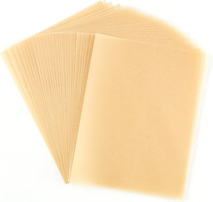 90 Sheet Vellum Paper Sheets 4.25x5.5 in Translucent Vellum Paper,100GSM Printable Tracing Paper for Invitation,Sketching and Card Overlays,Wedding Reception Invitations Envelopes Arts Crafts Paper by CYFUNDESIGN