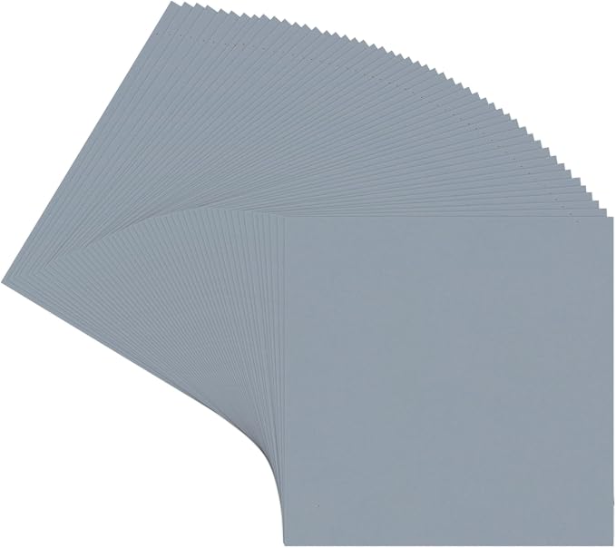 CountryArtHouse Mid Grey Acid Free 11x14 Backing Board - Uncut Photo Mat Board - 50 Sheets - Image 3